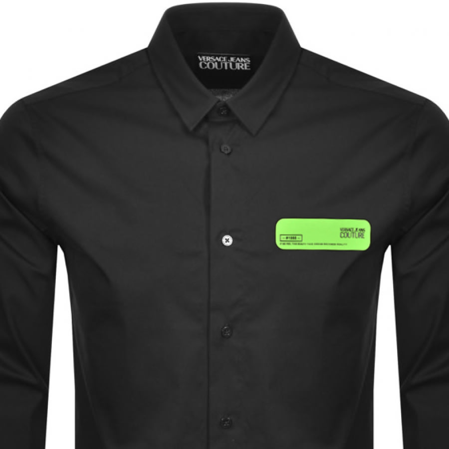 Alternative Image for ProductVersace Jeans Couture Long Sleeved Shirt Black2